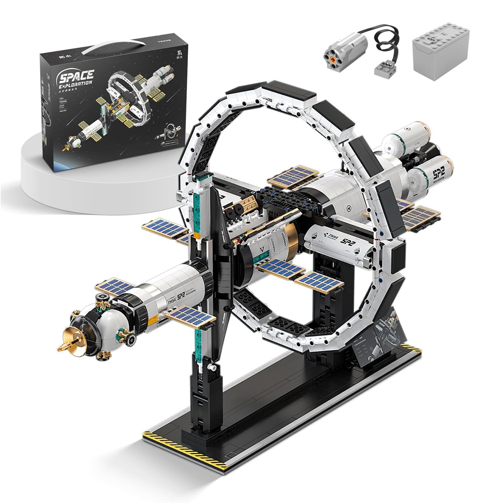 TUOMU International Space Station Building Blocks Set, 2221 PCS